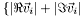 $\left\{\left|\Re{}\vec{v}_{i}\right|+\left|\Im{}\vec{v}_{i}\right|\right}$